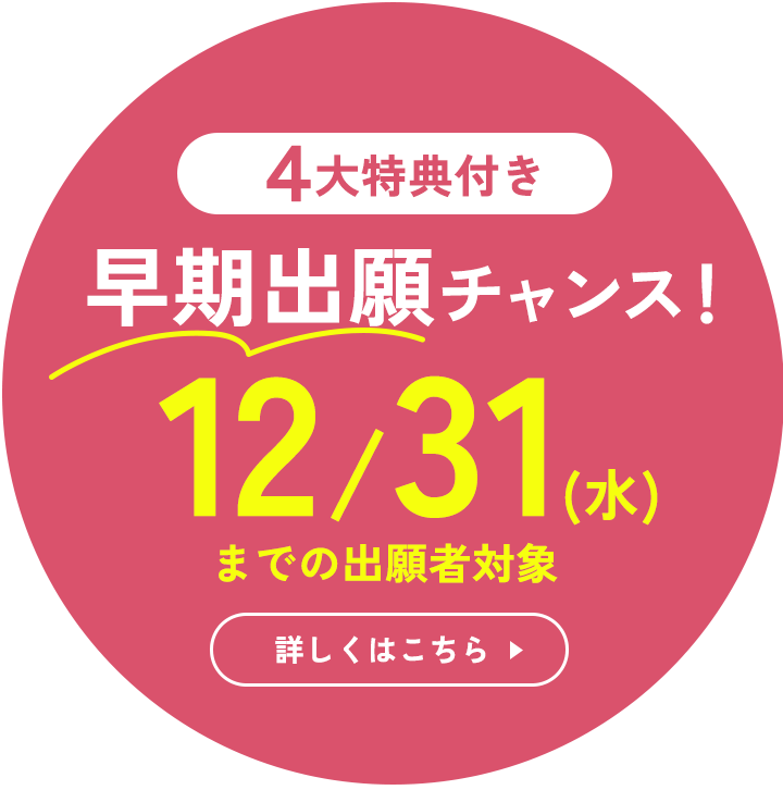 早期出願チャンス